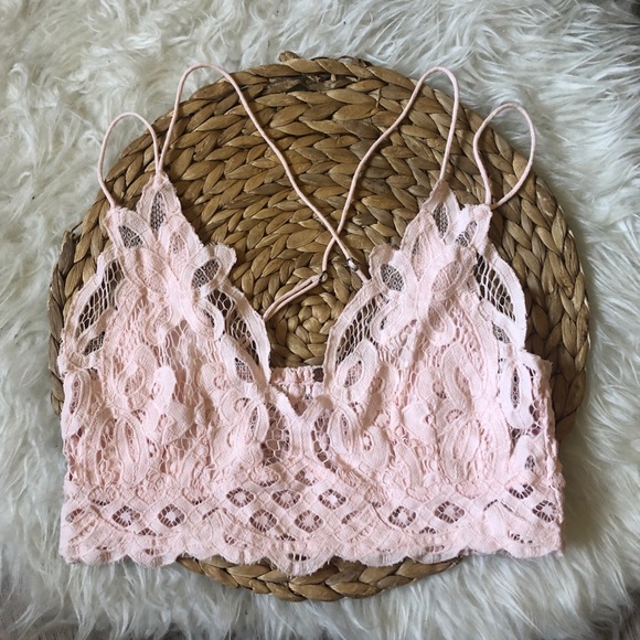 Free People Other - Free People Intimacy Adella Bralette Pink M